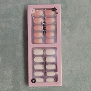 VILAMO Nail Art Set - Pink and White fade and bright white. NIB